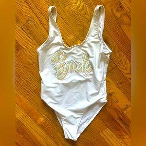 Bride One Piece Bikini